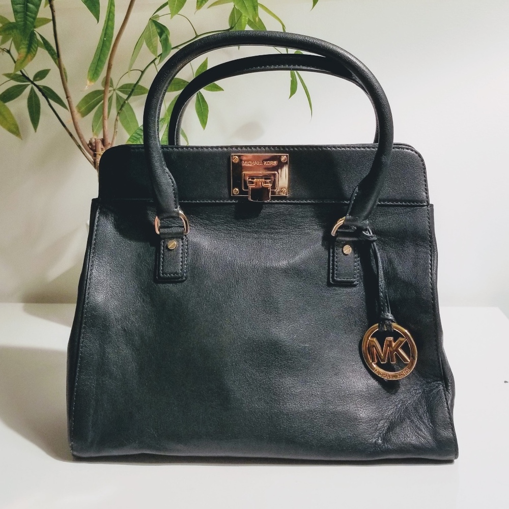 Michael Kors Large Astrid Satchel (Hunter green)